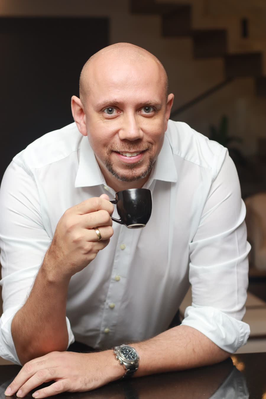 Rodrigo Moraes em ambiente de trabalho
